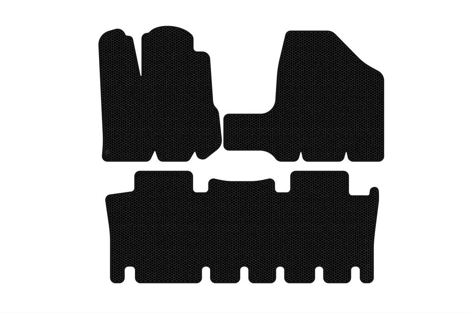 Toyota Sienna 2003-2009 Rubber floor mats Carsuit (2 rows, black) Image