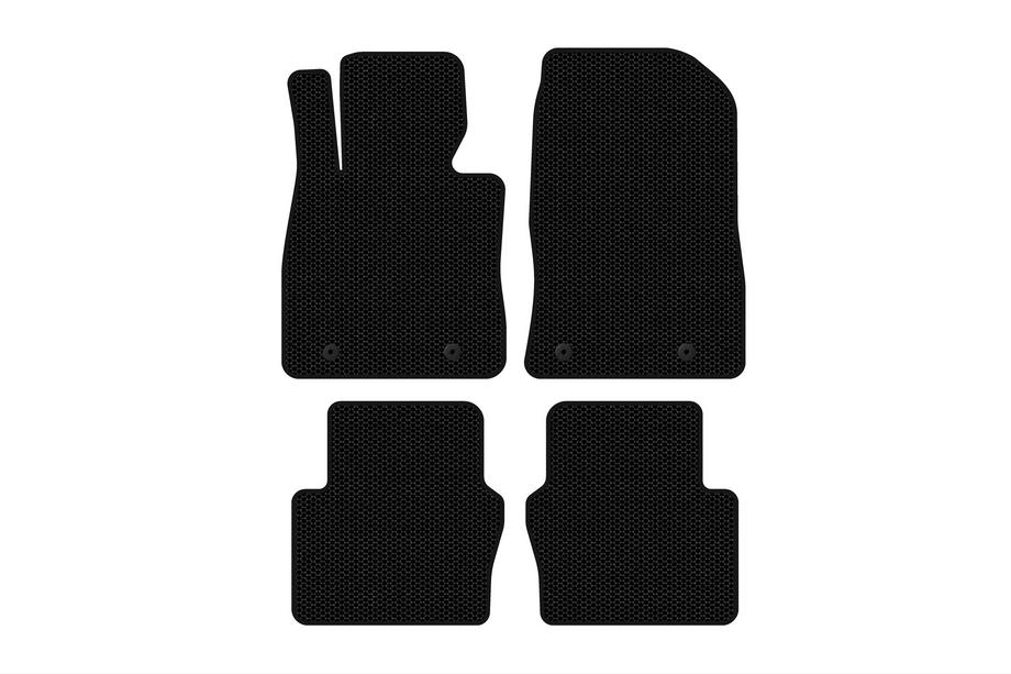 Toyota Yaris 2010-2020 Rubber floor mats Carsuit (Electro, 2017-2020, SD, black) Image