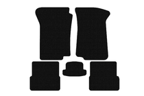 Volkswagen Golf 2 1983-1992 Rubber Floor Mats Carsuit (Black) photo 1