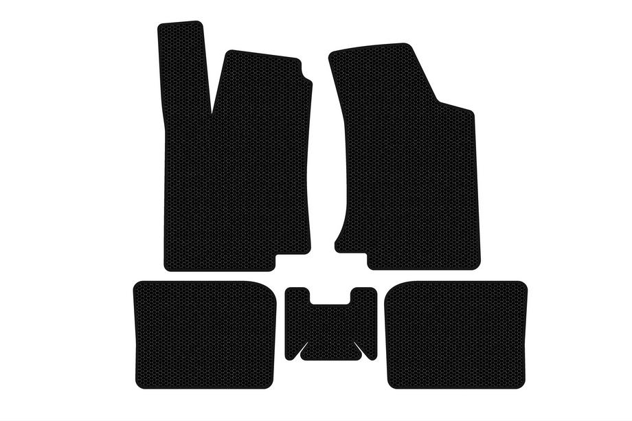 Volkswagen Golf 3 1991-2001 Rubber floor mats Carsuit (HB, 3-door, black) Image