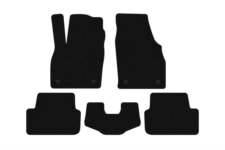 Volkswagen Polo 2017- Rubber Floor Mats Carsuit (HB, Black) Image