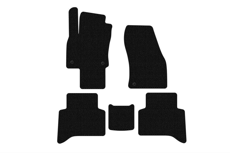 Volkswagen Touran 2015- Rubber floor mats Carsuit (5-seater, black) Image