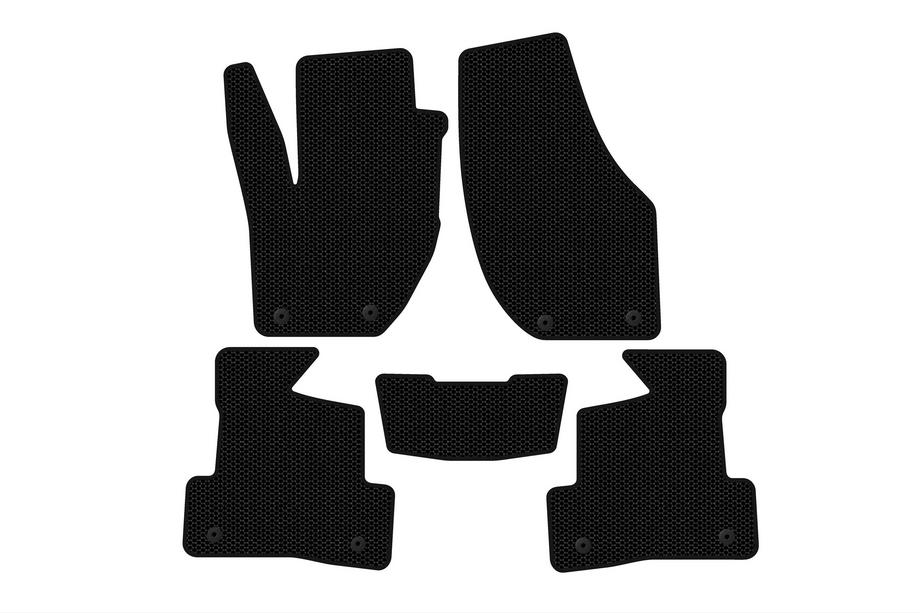 Volvo V40 2012- Rubber floor mats Carsuit (2016+, HB, black) Image