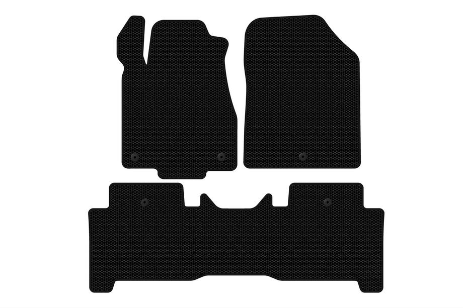 Acura MDX 2007-2013 Rubber floor mats Carsuit (2 rows, black) Photo 1