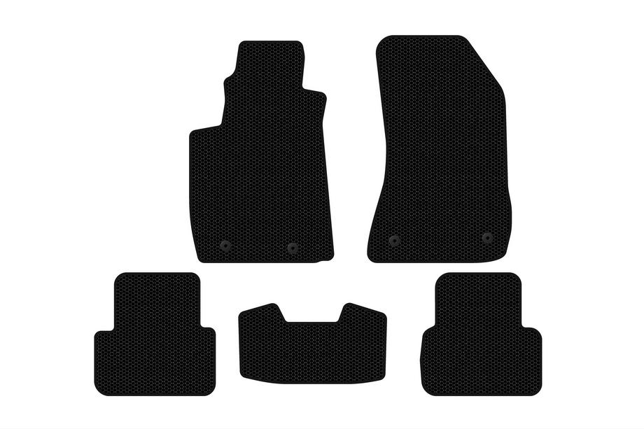 Alfa Romeo 159 2005–2011 Rubber Floor Mats Carsuit V-2 (Black) Image
