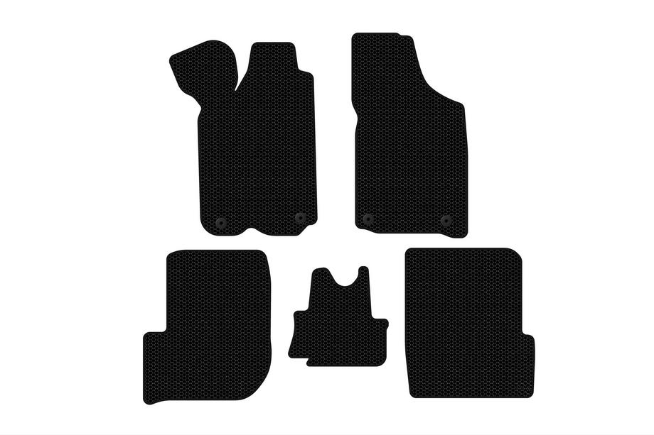 Audi 100 C3 1988-1991 Rubber floor mats Carsuit (1982-1991, Avant, black) Image