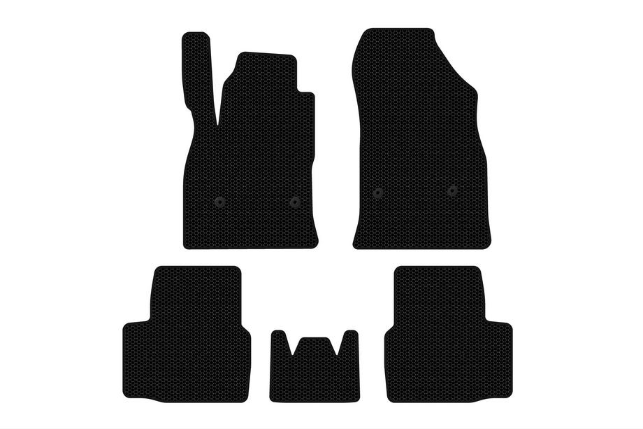 Chevrolet Cruze 2016-2019 Rubber Floor Mats Carsuit (SD, Black) Photo 1