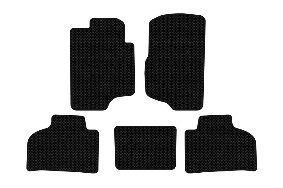 Chevrolet Silverado 2007-2013 Rubber Floor Mats Carsuit (Black) Photo 1