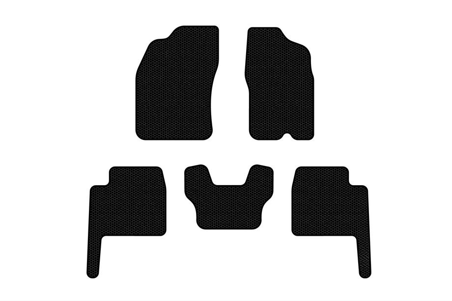 Dodge Durango 2004-2009 Rubber Floor Mats Carsuit (Black) Image