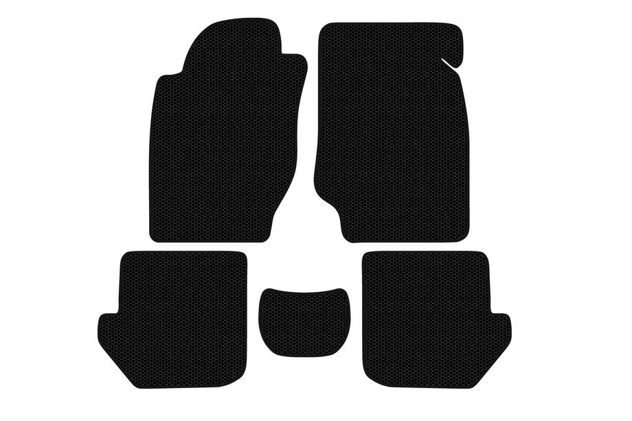 Toyota Rav 4 1996-2001 Rubber Floor Mats Carsuit (Black) Image