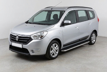 Dacia Lodgy 2012-2022 Side Steps Maydos V1 (2 pcs, Aluminum & Stainless Steel) photo 1