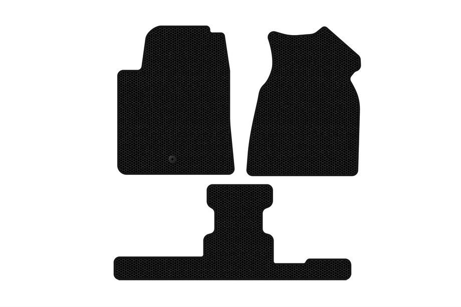 GMC Acadia 2006-2017 Rubber floor mats Carsuit (1+3 row, 2013-2017, black) Image