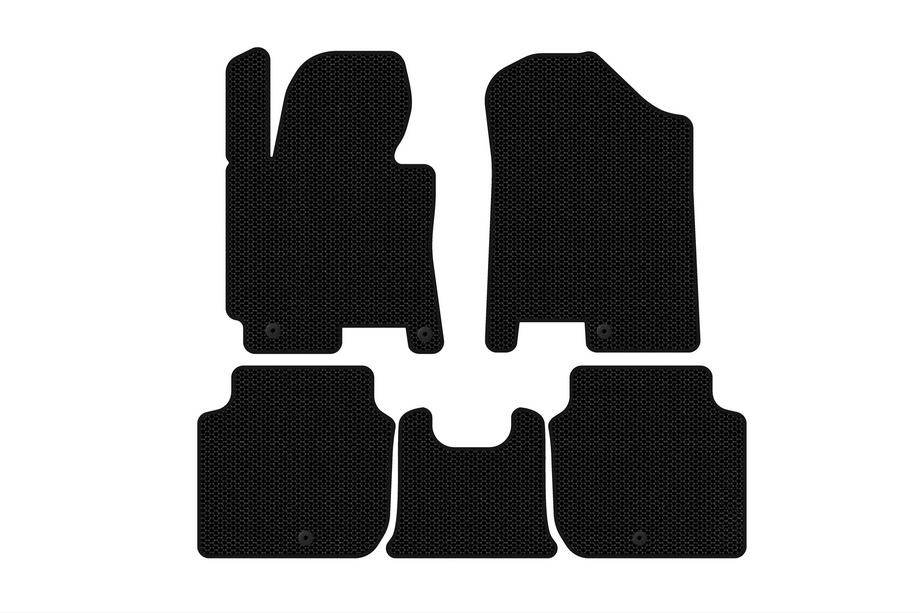 Kia Forte 2008–2024 Rubber floor mats Carsuit (2012-2016, black) Photo 1