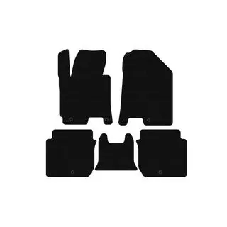 Rubber floor mats Carsuit (2016-2018, black)