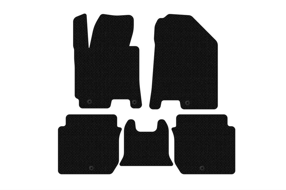 Kia Forte 2008–2024 Rubber floor mats Carsuit (2016-2018, black) Image