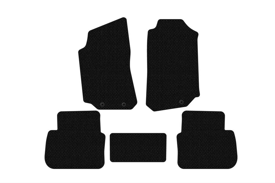 Saab 9-5 1997-2010 Rubber Floor Mats Carsuit (Black) Image