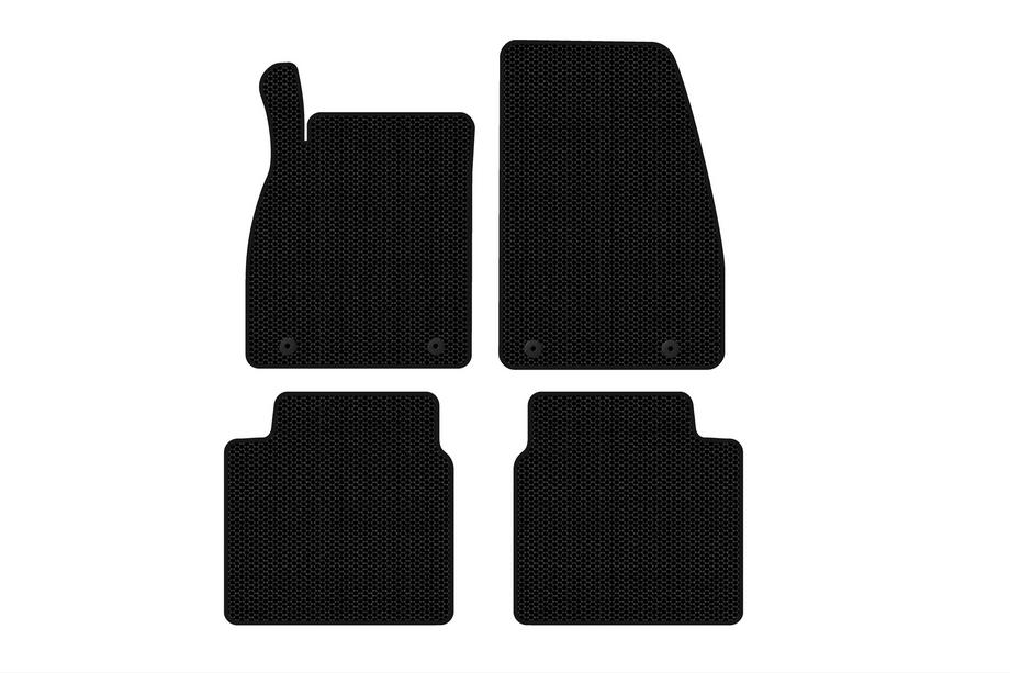 Saab 9-5 2010-2012 Rubber Floor Mats Carsuit (Black) Image
