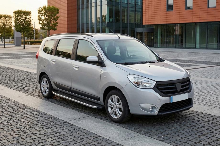 Dacia Lodgy 2012-2022 Side Steps Fullmond (2 pcs, aluminum) Image