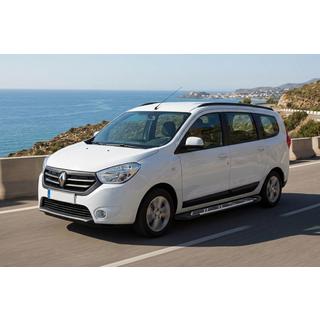 Side Steps Sunrise (2 pcs, Aluminum) Renault Lodgy 2013-2022 photo 1