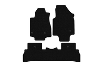 Honda Pilot 2008-2015 Rubber Floor Mats Carsuit (2008-2012, 7-Seater, Black) photo 1