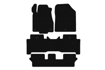 Acura MDX 2007-2013 Rubber floor mats Carsuit (3 rows, black) photo 1