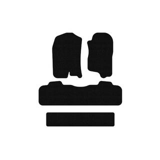 Rubber floor mats Carsuit (3 rows, 2007-2014, black) Chevrolet Tahoe 2007-2014 photo 1