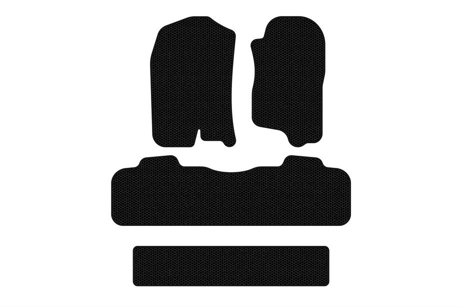 Chevrolet Tahoe 2007-2014 Rubber floor mats Carsuit (3 rows, 2007-2014, black) Image