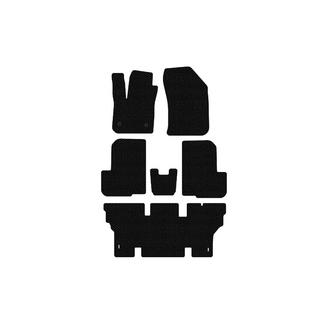 Rubber Floor Mats Carsuit (3 Rows, 7-Seater, Black) Dacia Lodgy 2012-2022 photo 1