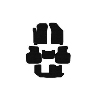Rubber floor mats Carsuit (2011-2020, 3 rows, 7-seater, black) Dodge Journey 2008-2020 photo 1