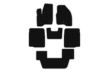 Ford Explorer 2011-2019 Rubber floor mats Carsuit (3 rows, 2011-2015, black) photo 1