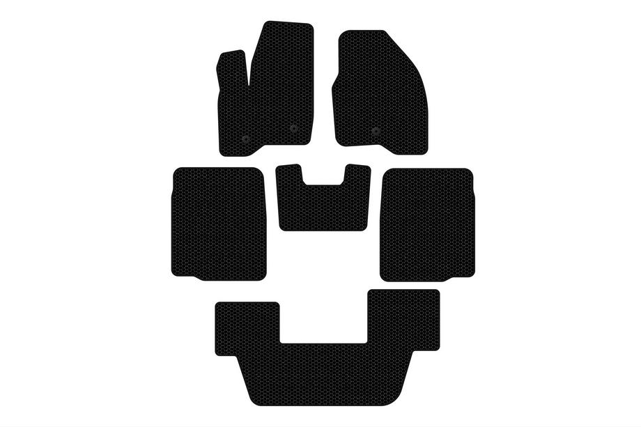 Ford Explorer 2011-2019 Rubber floor mats Carsuit (3 rows, 2011-2015, black) Image