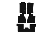Ford Explorer 2001-2005 Rubber floor mats Carsuit (3 rows, black) photo 1