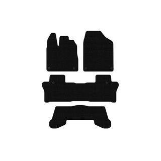 Rubber floor mats Carsuit (3 rows, black) photo 1
