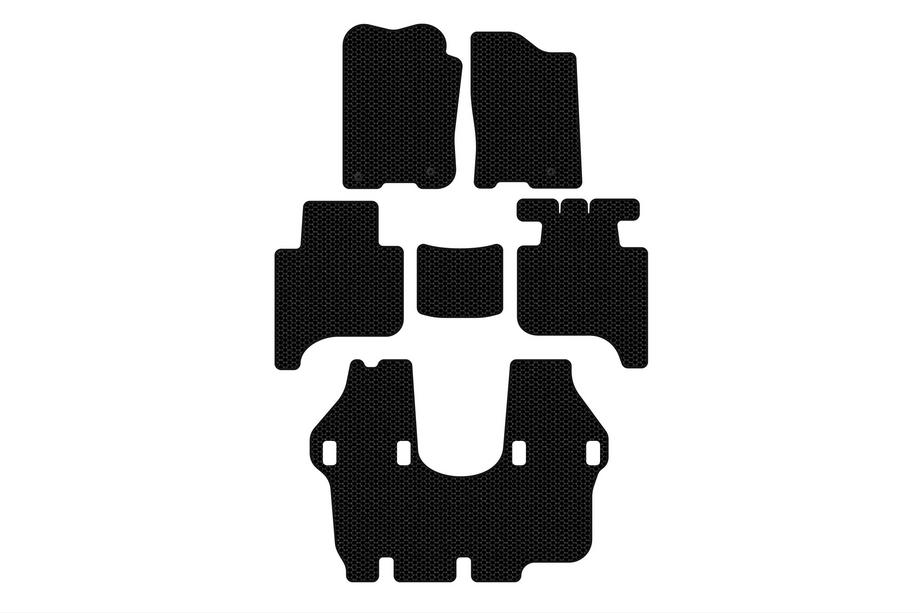 Infiniti QX56 2004-2010 Rubber floor mats Carsuit (3 rows, 2004-2008, black) Image