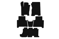 Kia Mohave 2008-2016 Rubber floor mats Carsuit (3 rows, black) photo 1