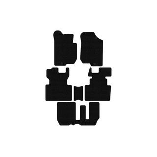 Rubber floor mats Carsuit (2006-2012, 3 rows, 7-seater, black) photo 1