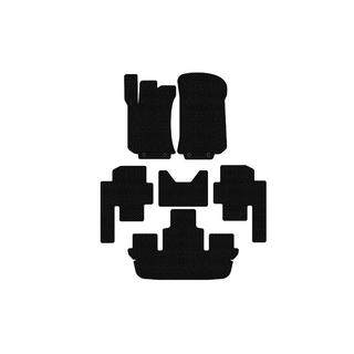 Rubber floor mats Carsuit (3 rows, black) photo 1