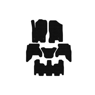 Carsuit V1 rubber floor mats (3 rows, black, 2010-2014) photo 1