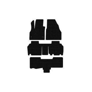 Rubber floor mats Carsuit (3 rows, 5-door/7-seater, black) Renault Kangoo 2008–2020 photo 1