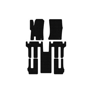 Rubber floor mats Carsuit 2004-2008 (3 rows, black) Ssang Yong Rodius photo 1