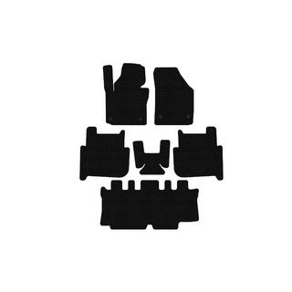 Rubber floor mats Carsuit (3 rows, 2006-2010, 7-seater, black) photo 1