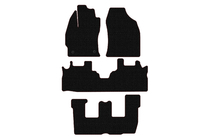 Toyota Prius Rubber floor mats Carsuit (3 rows, black) photo 1