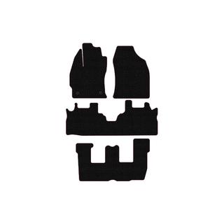 Rubber floor mats Carsuit (3 rows, black) photo 1