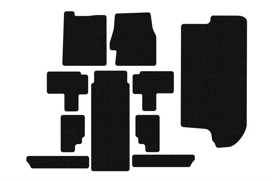 Kia Carnival 2002-2013 Rubber floor mats Carsuit (full interior, black) Image