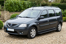 Dacia Logan MCV 2004-2014 Side Steps Allmond Black (2 pcs, Aluminum) photo 3