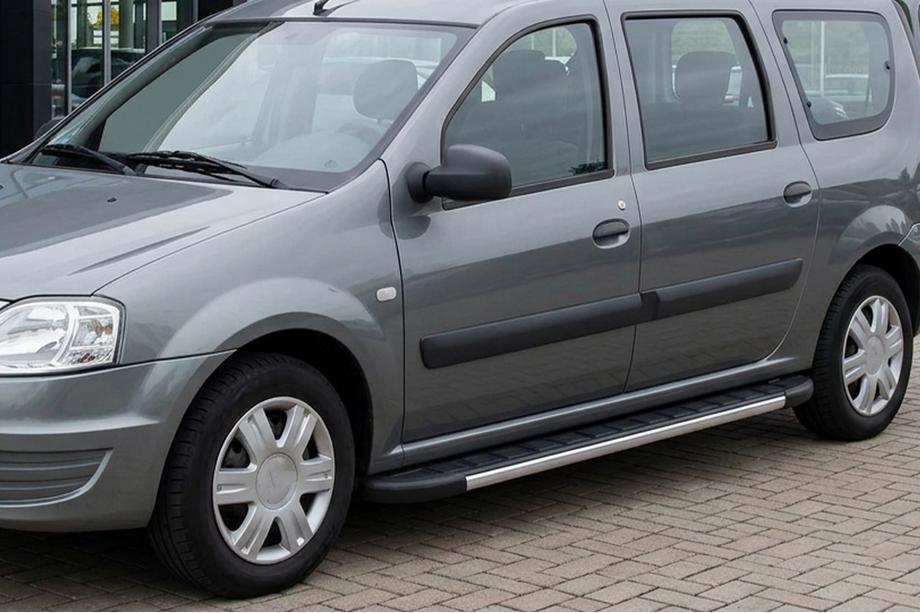 Dacia Logan MCV 2004-2014 Side Steps Duru (2 pcs, Aluminum) Image
