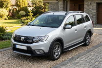 Dacia Logan MCV 2013-2020 Side Steps RedLine V1 (2 pcs, Aluminum) photo 1