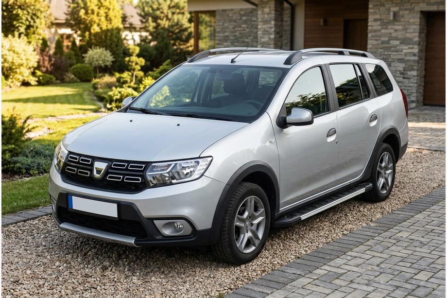 Dacia Logan MCV 2013-2020 Side Steps RedLine V1 (2 pcs, Aluminum) Image