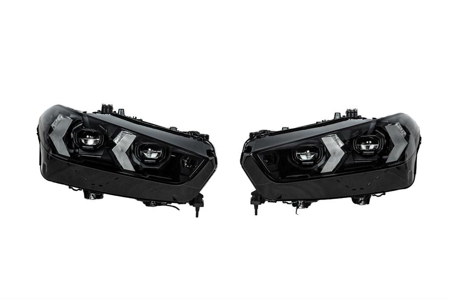 BMW X5 G05 2019–2026 Front Headlights Facelift Black Shadow Line (bumper replacement required) Image