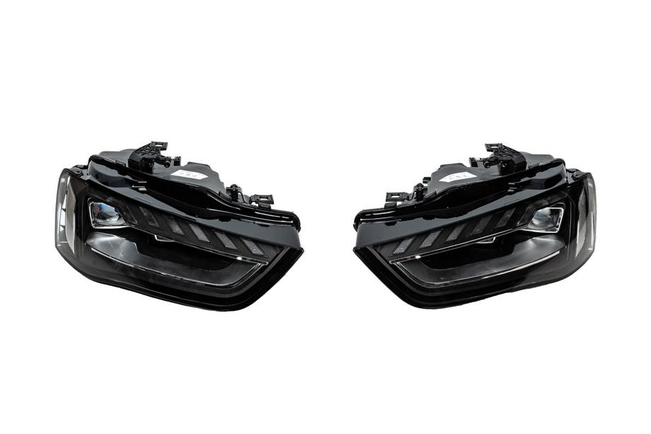 Audi A4 B8 2007-2015 Front Full LED Headlights (2012-2015, Xenon to LED, 2 pcs) Photo 1